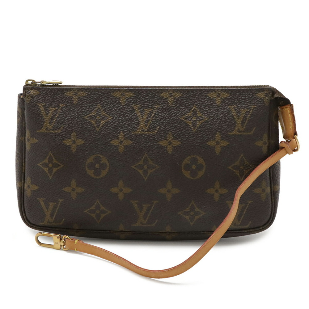 LOUIS VUITTON Authentic Brown Monogram Pochette Mini Bag - Picture 1 of 10